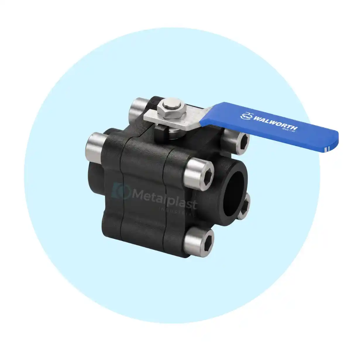 Válvula de Bola Forjada ASTM A105 API 6D NPT y SW Walworth