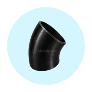 Codo 45° Acero al Carbono ASTM A234 WPB Long Radius