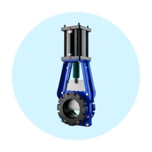 Válvula Cuchilla Slurry Bridada SKG F